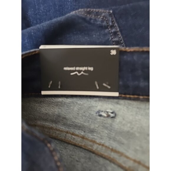 7 For All Mankind NWT Men's Austyn Relaxed Straight Leg Denim Jeans 36 New t22 - Picture 6 of 6